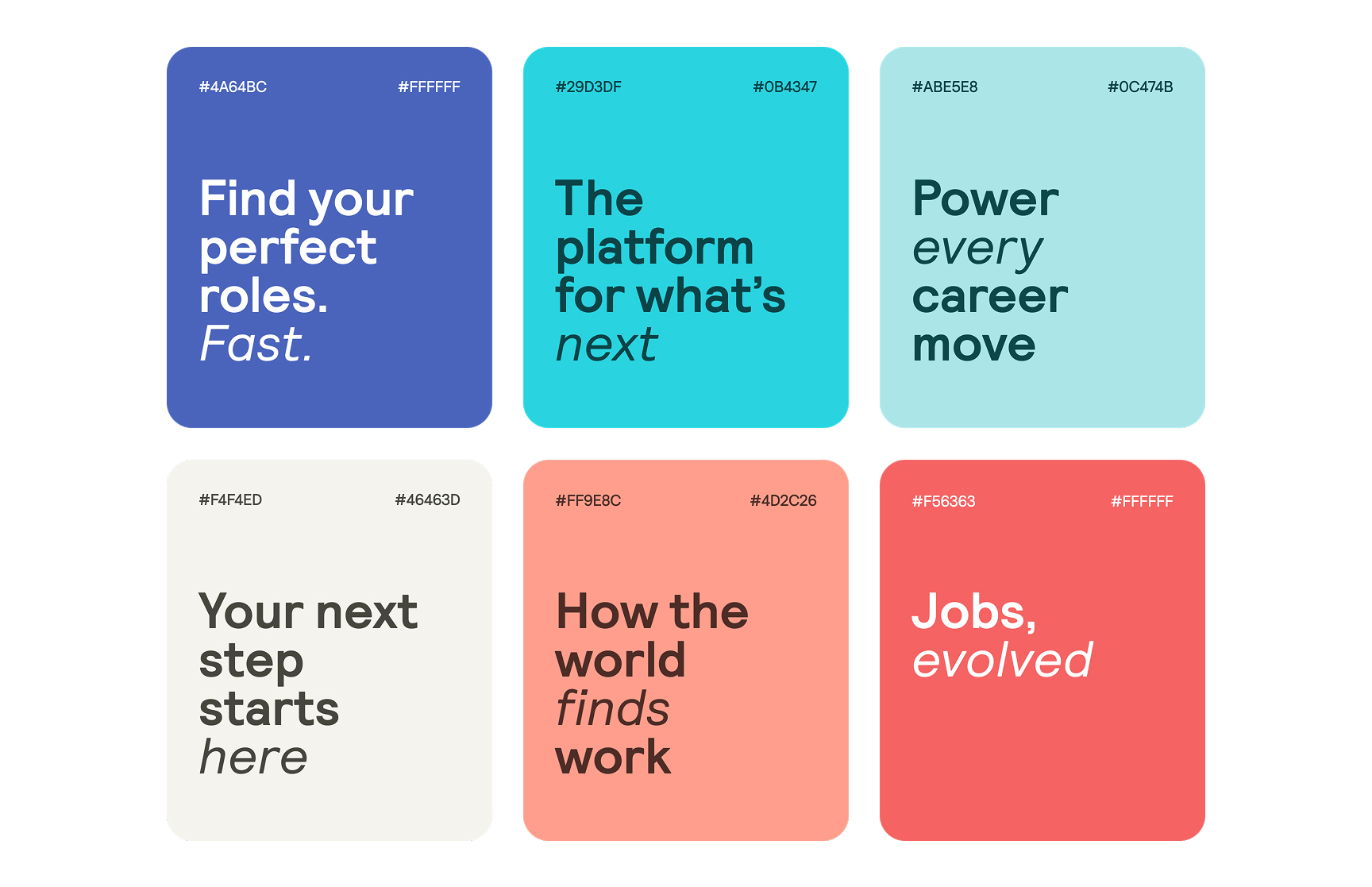 Brand colour exploration