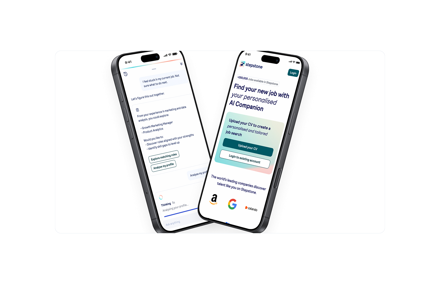AI companion homepage